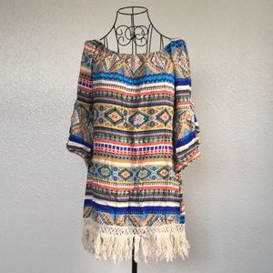 Boho Fringe Dress